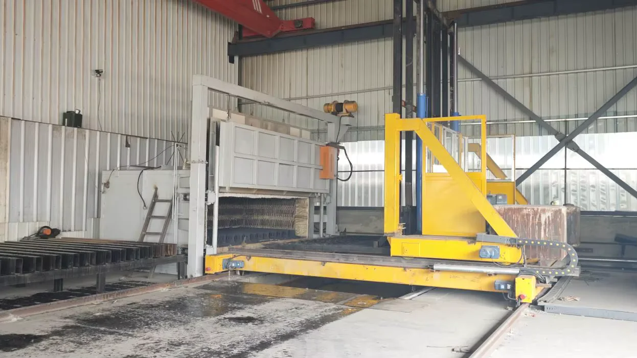 Industrial heat treatment equipment in the workshop