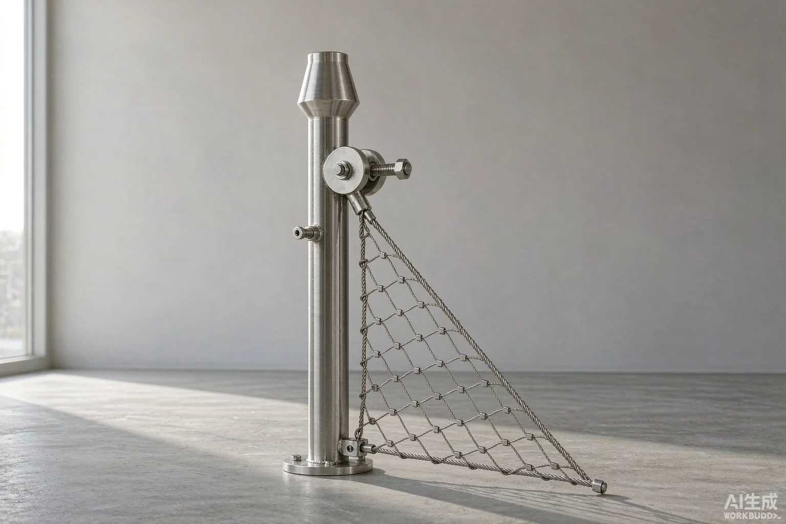 Stainless Steel Rope Mesh Post reference view 1