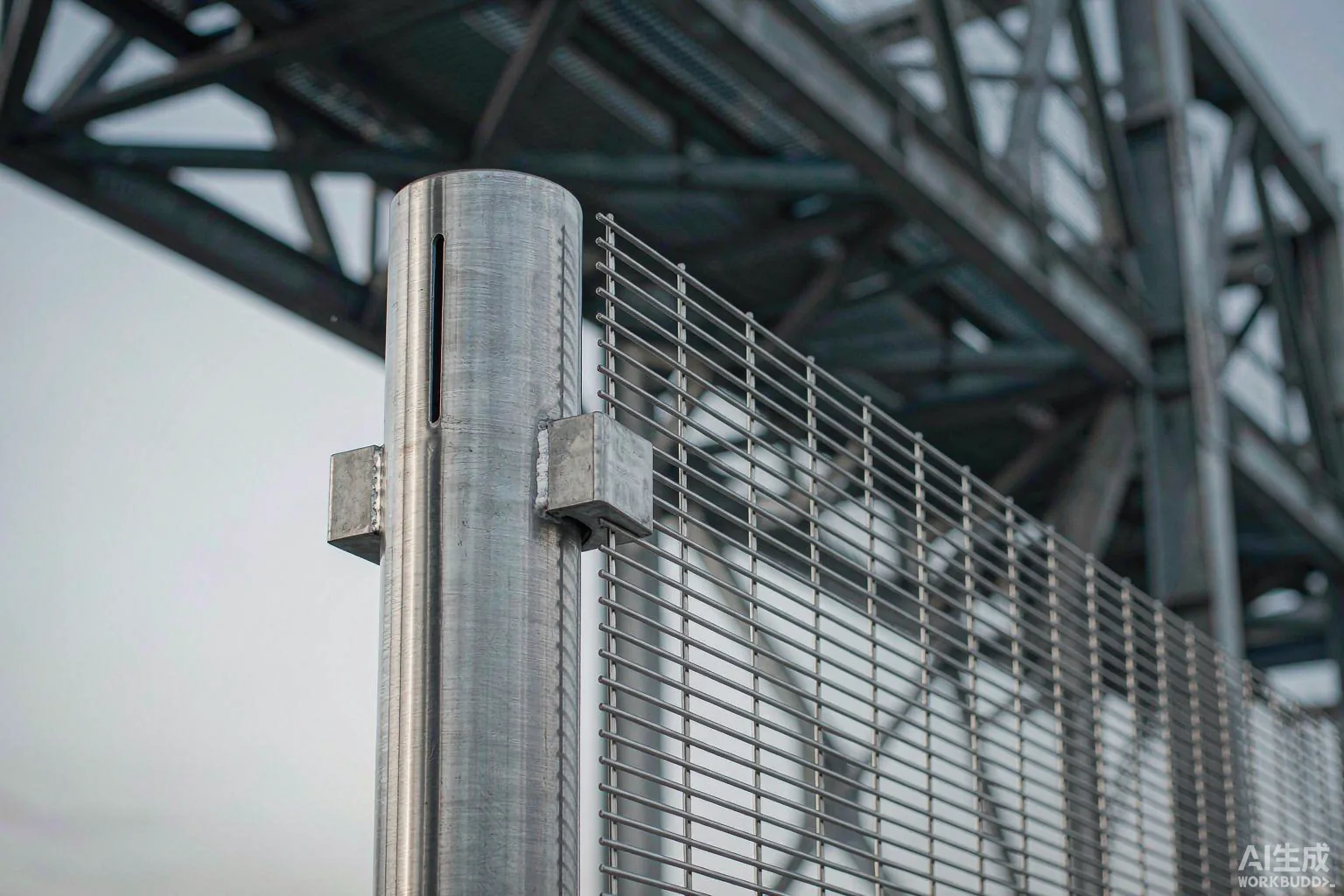 Stainless Steel Safety Fence Post reference view 1