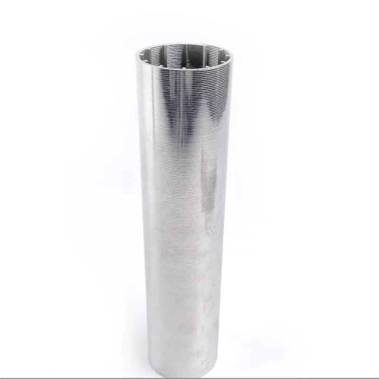 Stainless steel wedge wire screen panels and cylinder