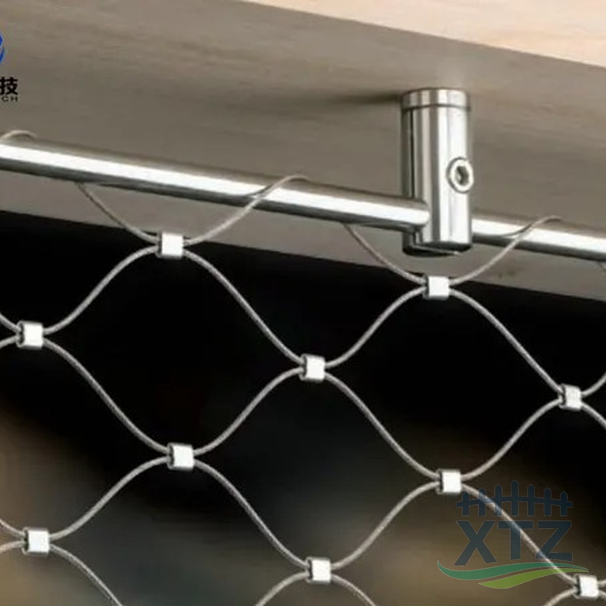 Stainless Steel Rope Mesh Fence - product view 01