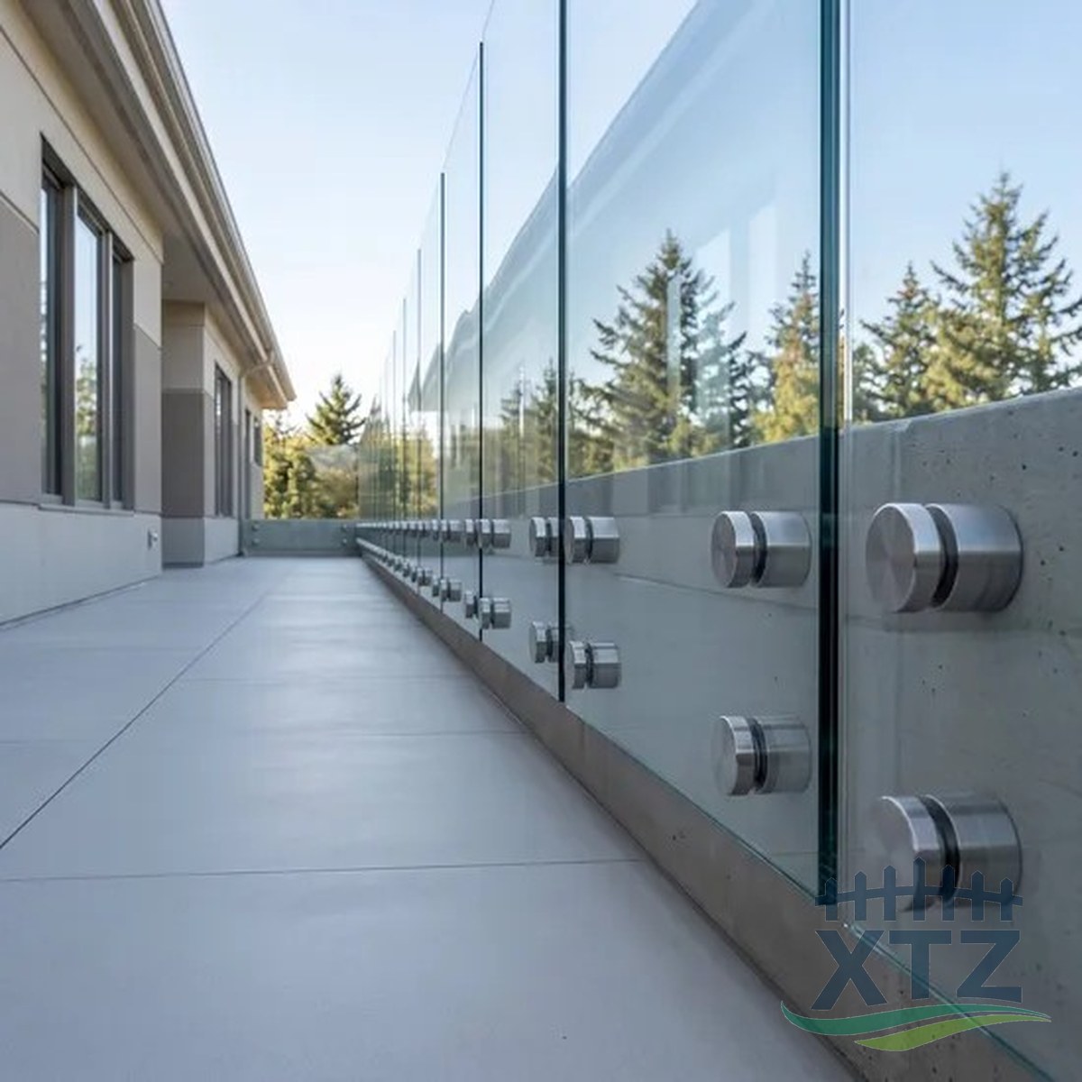 Stainless Steel Glass Railing - product view 01