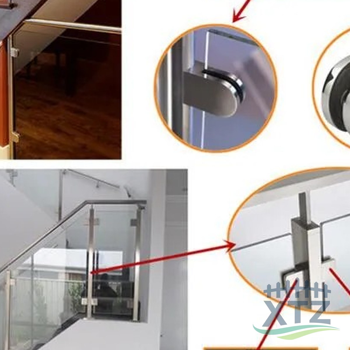Stainless Steel Glass Railing - material detail 02