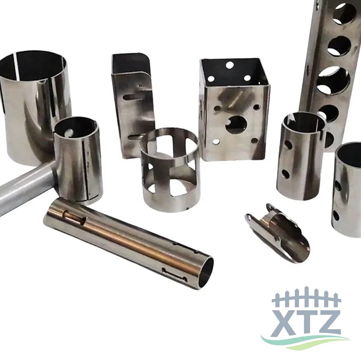 Custom Laser Cut Stainless Steel Tube - product view 01