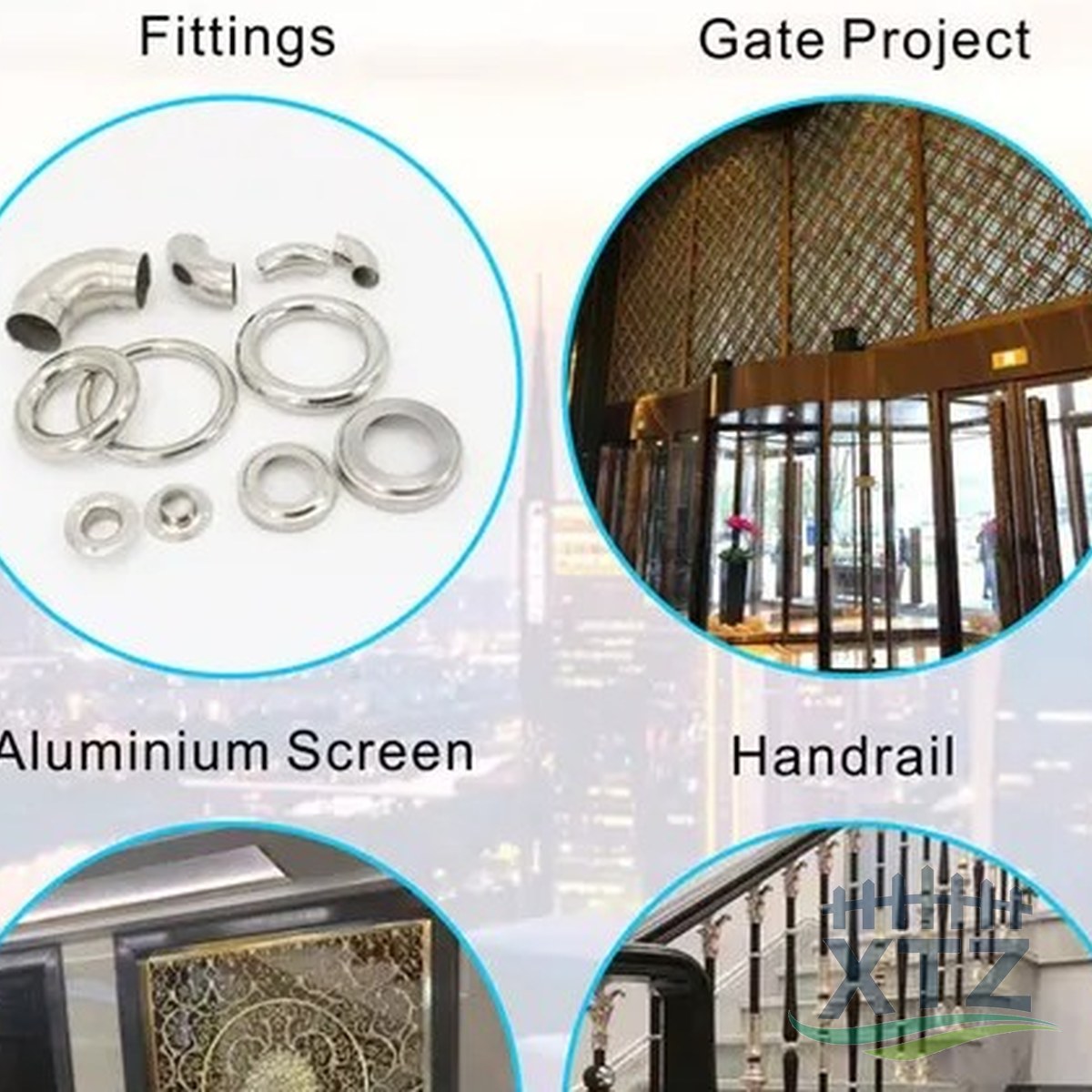 Decorative Laser Cut Stainless Steel Tube - application scene 04